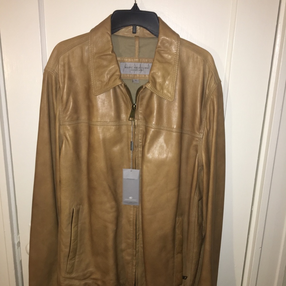 XL MENS AUTHENTIC LEATHER JACKET - ANDREW MARC